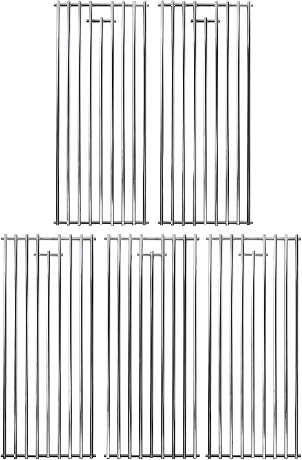 SafBbcue 16517 Cooking Grates for Bull 5 Burner Grill Replacement Parts Bull Brahma 57568 57569 57568CE 57568AGA 57569CE 57569AGA Lion Premium 90000 L90000 Grill Parts