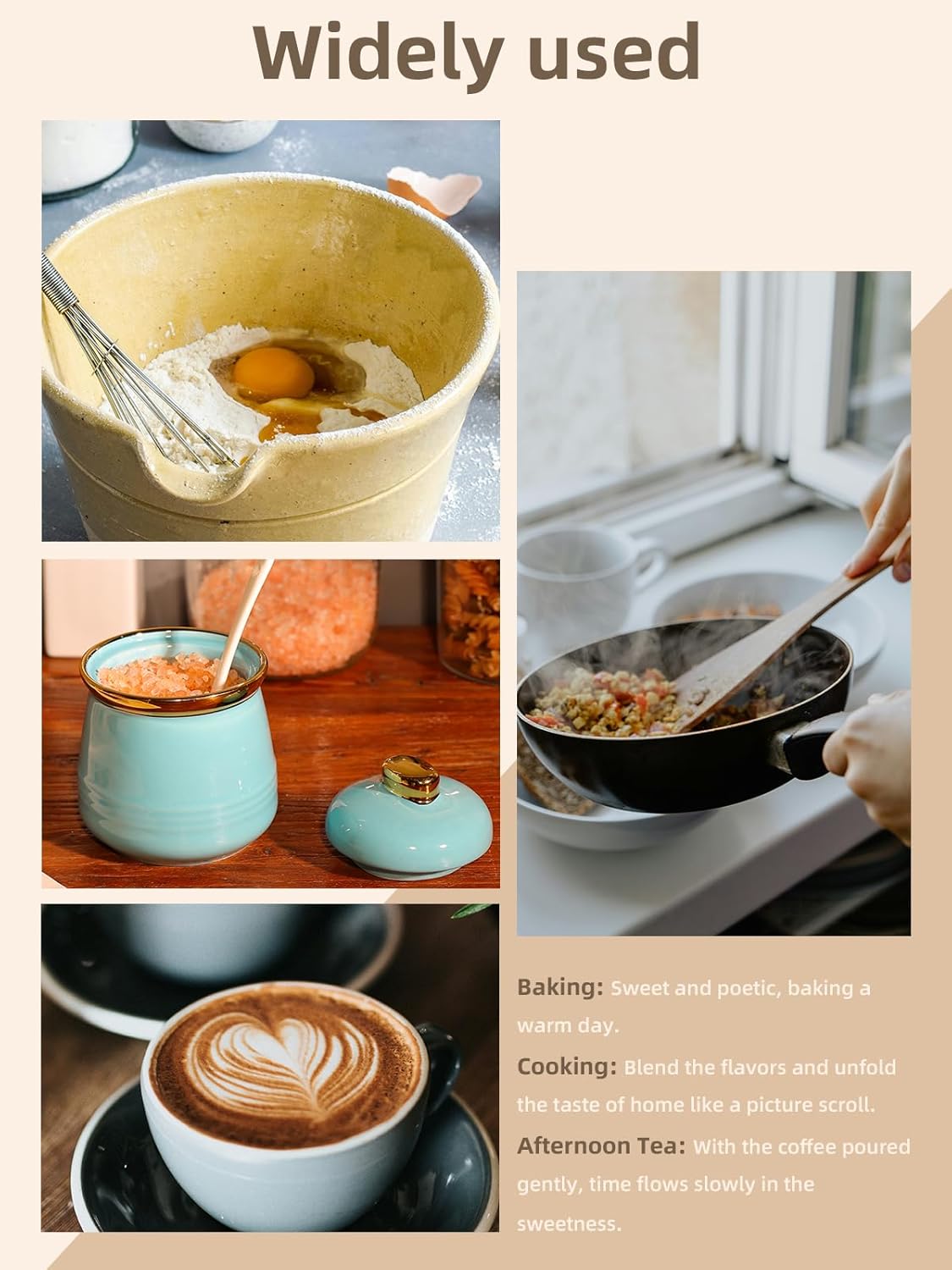 HAOTOP 12oz Sugar Bowl with Lid and Spoon,Simple Ceramic Sugar Jar Sugar Container Sugar Dispenser Coffee Bar Accessories, Modern Kitchen Countertop Canisters, Turquoise