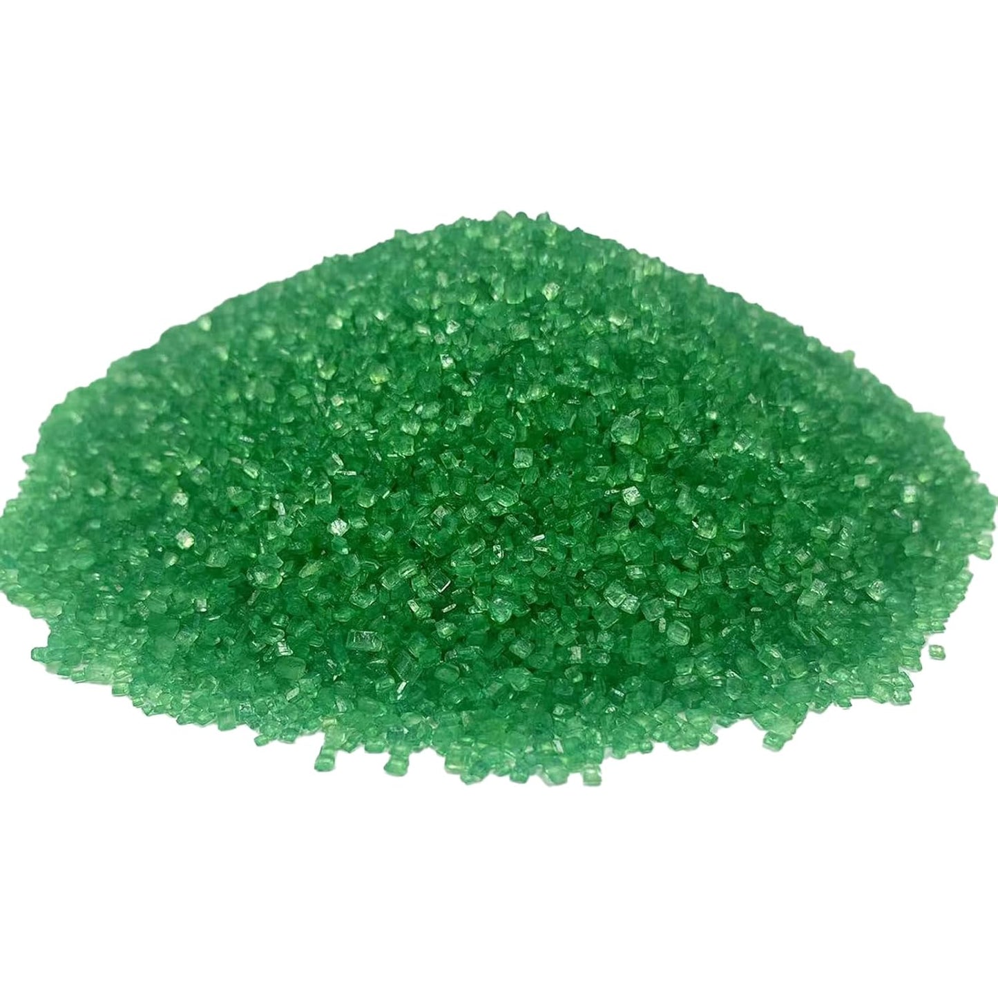 Sentovac Green Sanding Sugar for Baking Edible Sparkling Sugar Sprinkles Coarse Sugar Crystals for Baking Topping Cake Cookie Cupcake Topper Ice Cream Decoration Supplies 3.2 OZ