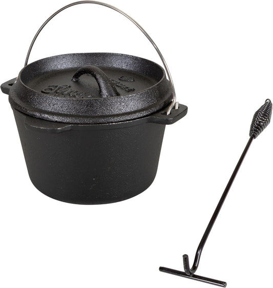 Stansport Pre-Seasoned Cast Iron Dutch Oven