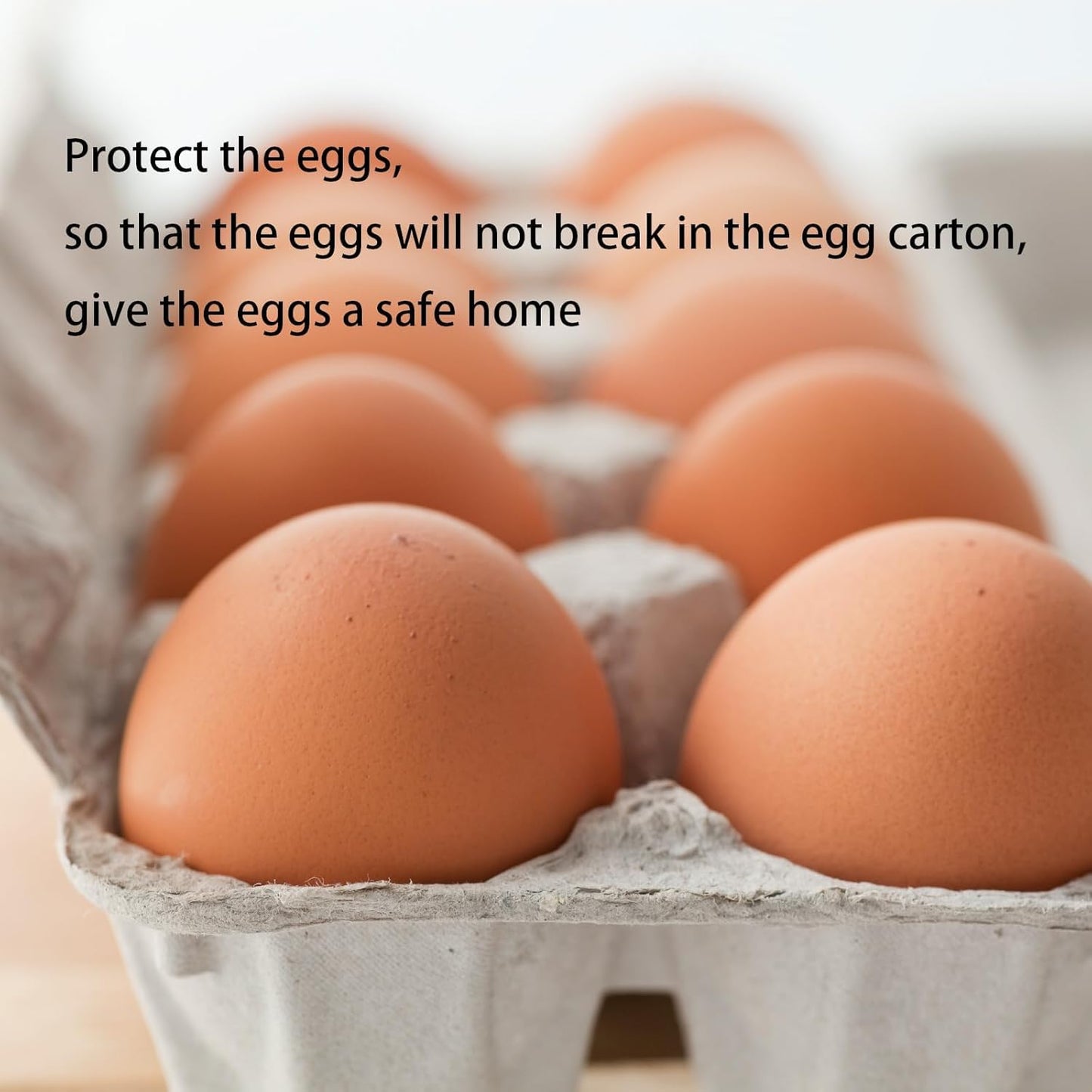 15 Pack Egg Cartons Cheap Bulk, 6 Count Egg Storage Containers Holder, Sturdy Natural Pulp Material Perfect for Storing Extra Eggs