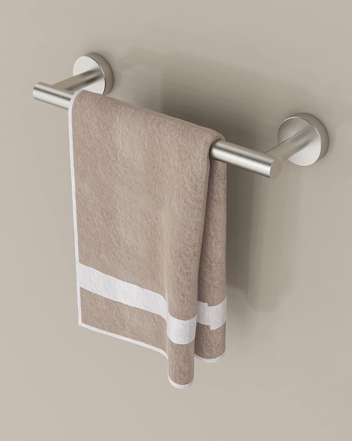 12 Inches Brushed Towel Bar for Bathroom Kitchen Hand Towel Holder Dish Cloths Hanger SUS304 Stainless Steel RUSTPROOF Wall Mount (Brushed Grey 12-inch)