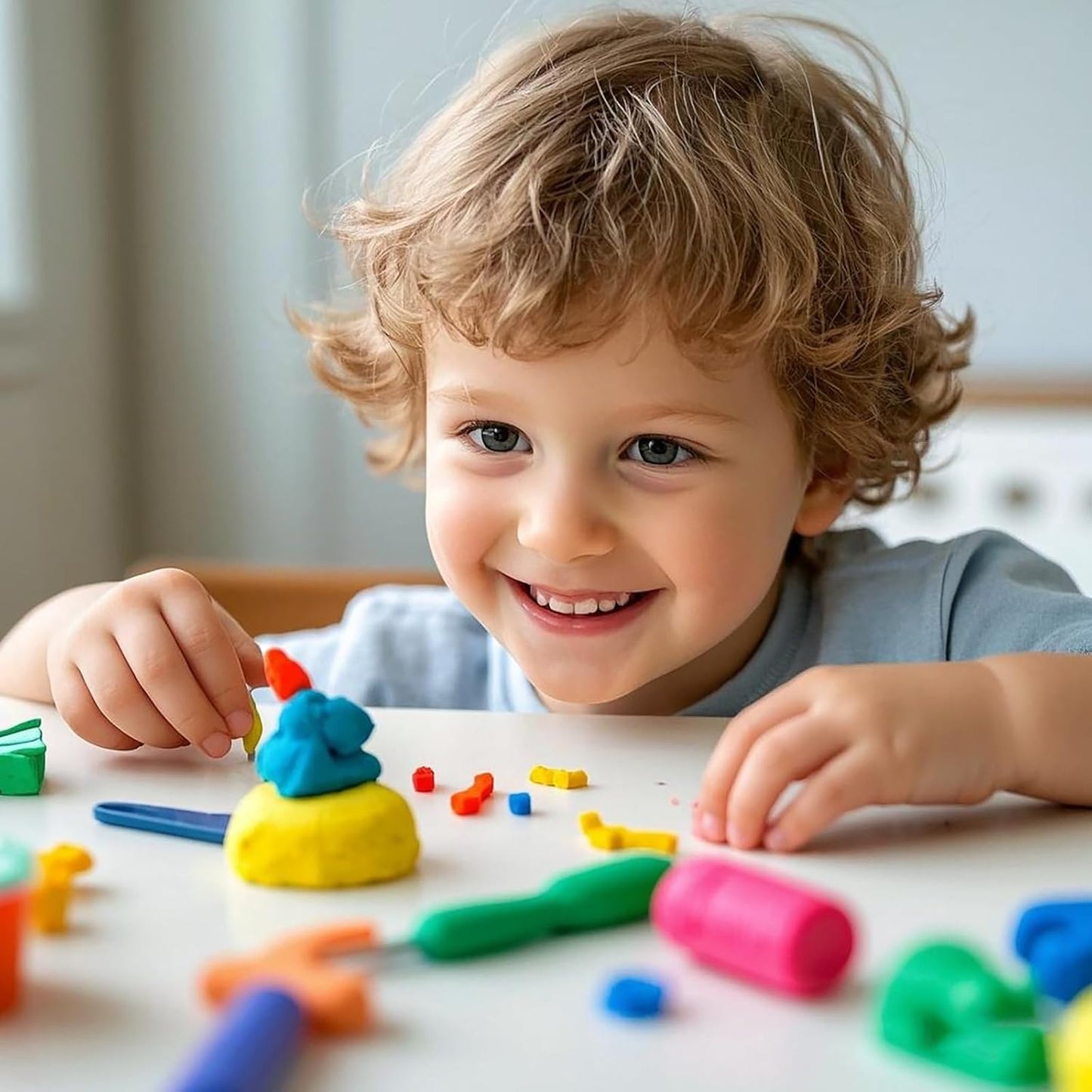 Polymer Clay Kits 50 Colors,Modeling Clay for Kids DIY Mold Oven Bake Clay with Storage Box Sculpting Tools and Accessories,for Kids Adult and Artist Friendly Ideal Gifts