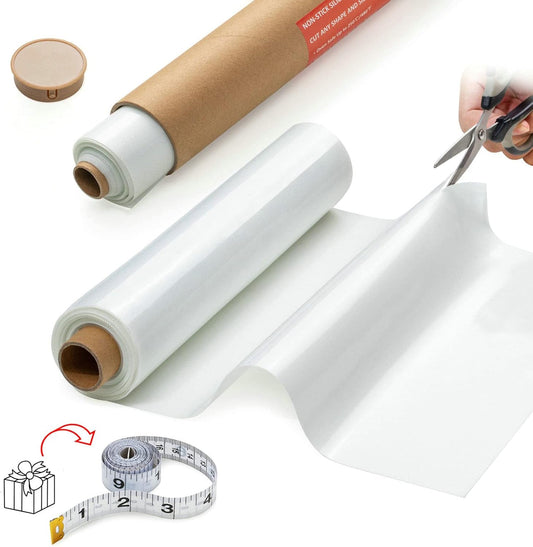 Silicone Baking Mat Roll -12IN x 10FT Non Stick Heat Resistant Food Grade Baking Mats, No Slip Reusable Freeze Dryer Mat,Pastry Mat,Countertop Protector Mat, Washable Oil-Proof Refrigerator Liners