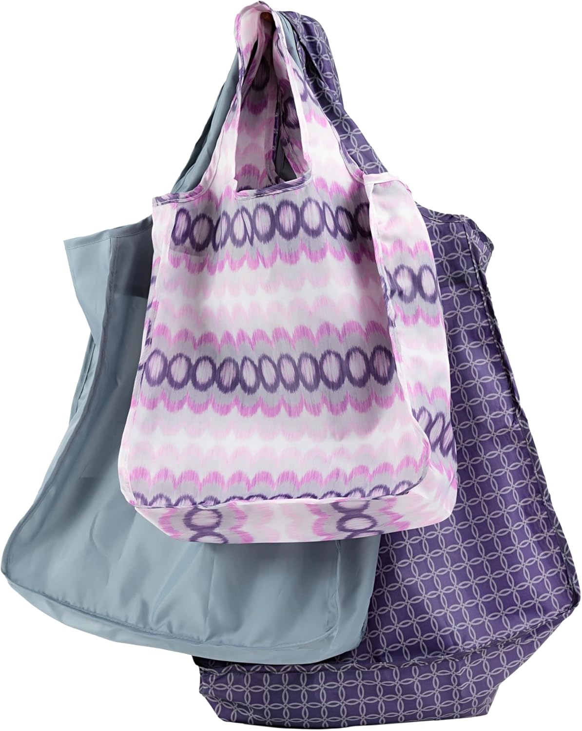 Reusable Grocery Bag - Stylish Shopping Bag for Groceries - Foldable Tote Bag - Medium Size