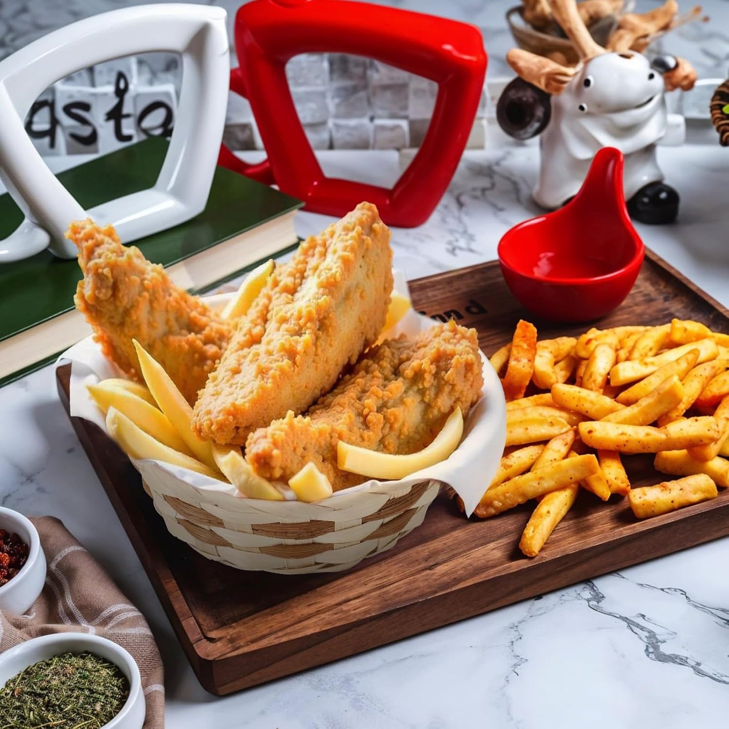 12 Pack Round Gift Baskets, 7" Small Bamboo Woven Bread & Fruit Baskets, Food Storage Serving Basket for Kitchen, Restaurant, Centerpiece Display, Party, Wedding