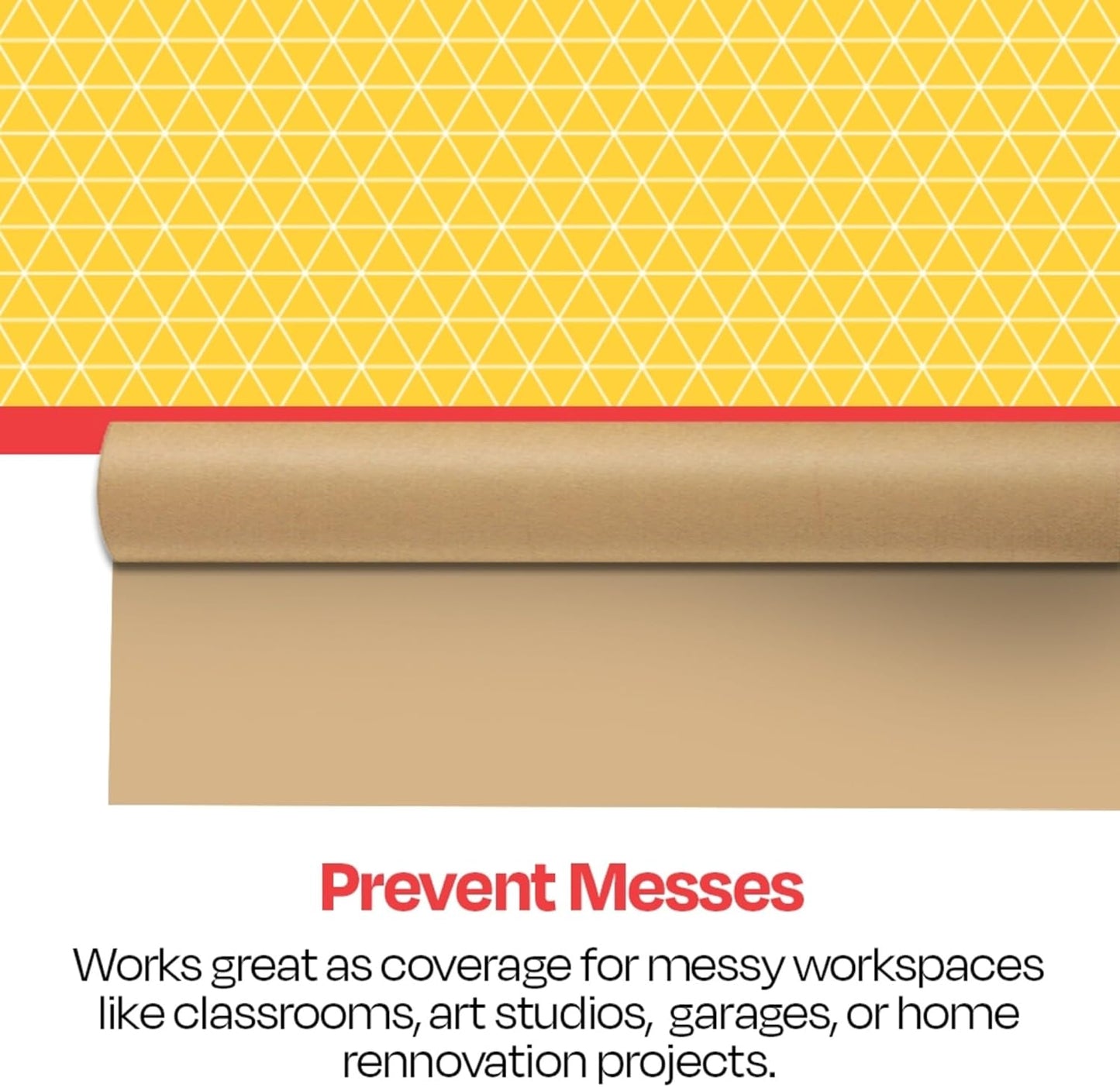 School Smart Butcher Kraft Paper Roll, 50 lbs, 36 Inches x 1000 Feet, Brown