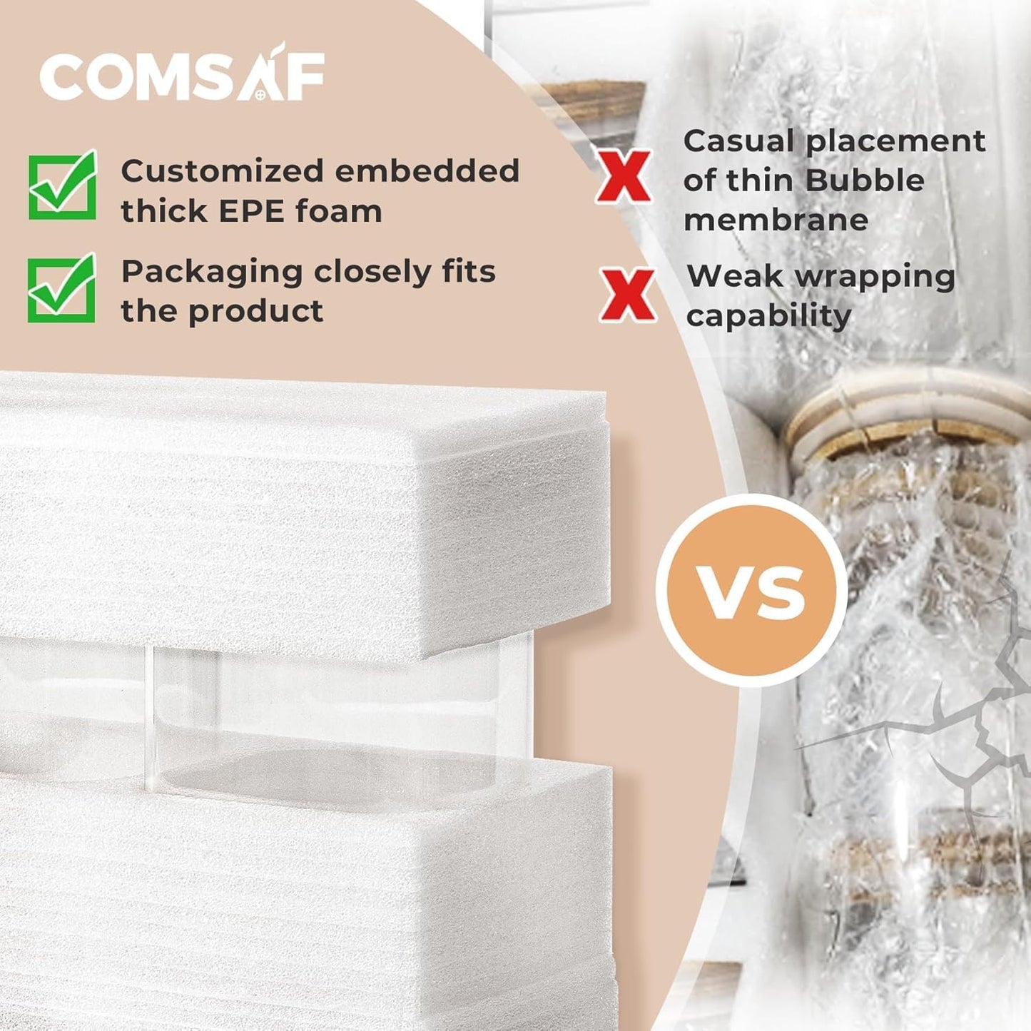 ComSaf 1.2 Gallon Wide Mouth Flour Sugar Storage Containers 2 Pcs, 148 oz Glass Storage Containers with Lids, Large Pantry Glass Jar with Lid, Big Jars for Rice, Flour, Sugar, Cereal, Cookie, Coffee