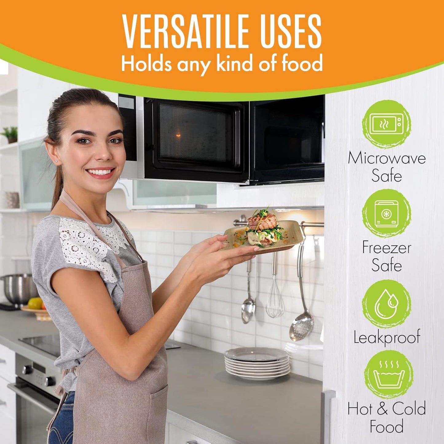 Raj Palm Leaf Bulk Plates like Bamboo plates Disposable, Decorative Compostable Tableware for wedding, Lunch, Dinner, Birthday, Camping, Outdoor BBQ (6" 200 Pack(10 Cases I 2000 Pack))