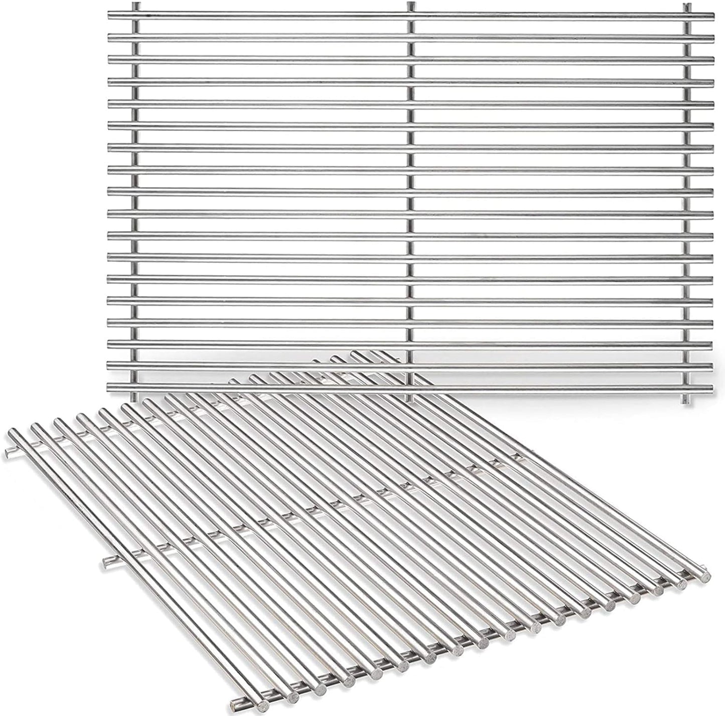 GRISUN 19.5" Grill Grates for Weber Genesis 300 Series, Genesis E310 E320 E330 S310 S320 S330 EP310 EP320, Replacement Cooking Grates for Weber 7528 7524, 304 Stainless Steel