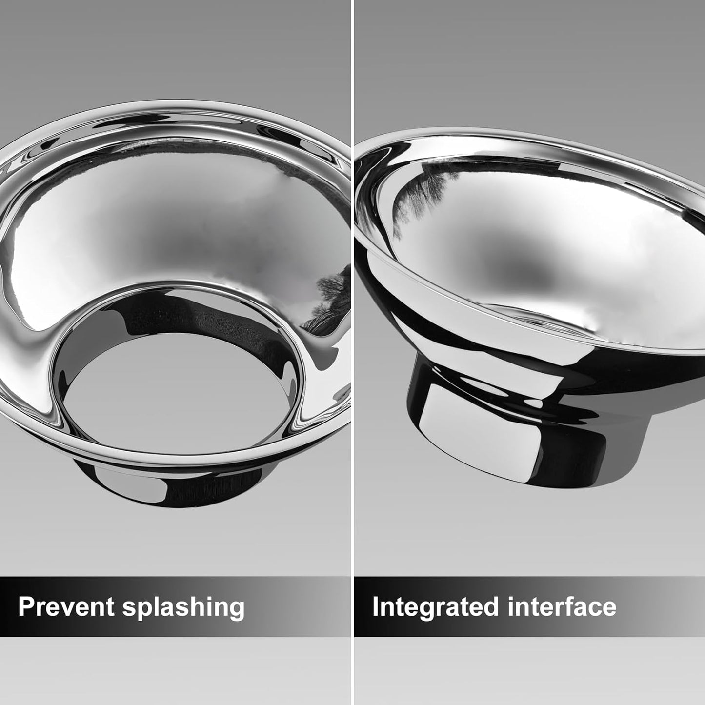 Canning funnel with stainless steel filter for wide mouth Mason jars - Kitchen filling stainless steel wide mouth funnel（for wide mouth Mason jars）