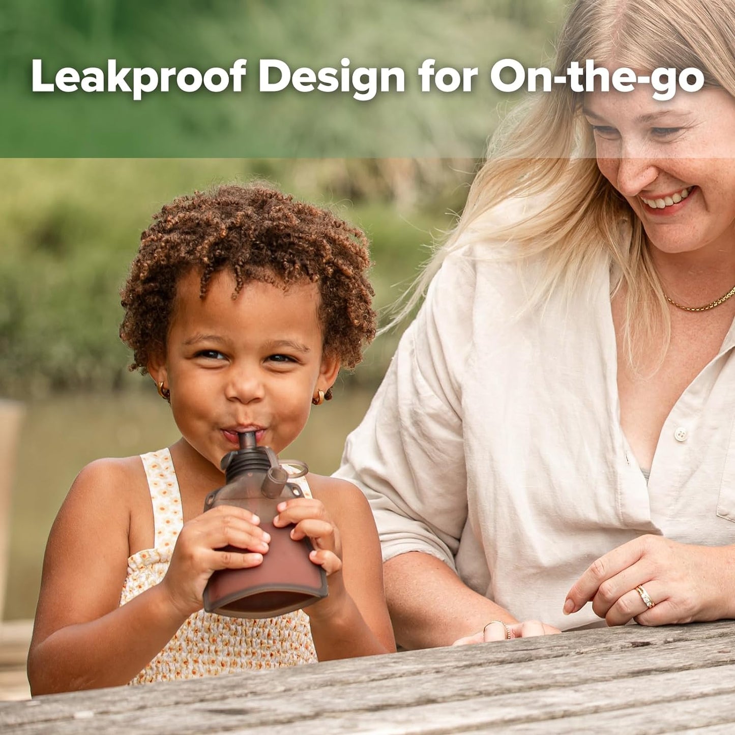 Haakaa Yummy Pouch Reusable Baby Food Pouch, Baby Food Storage Kids Squeezable Pouch, Washable Freezer - Make Homemade Organic Food for Babies/Toddlers, 4oz, 2 Pack,6m+