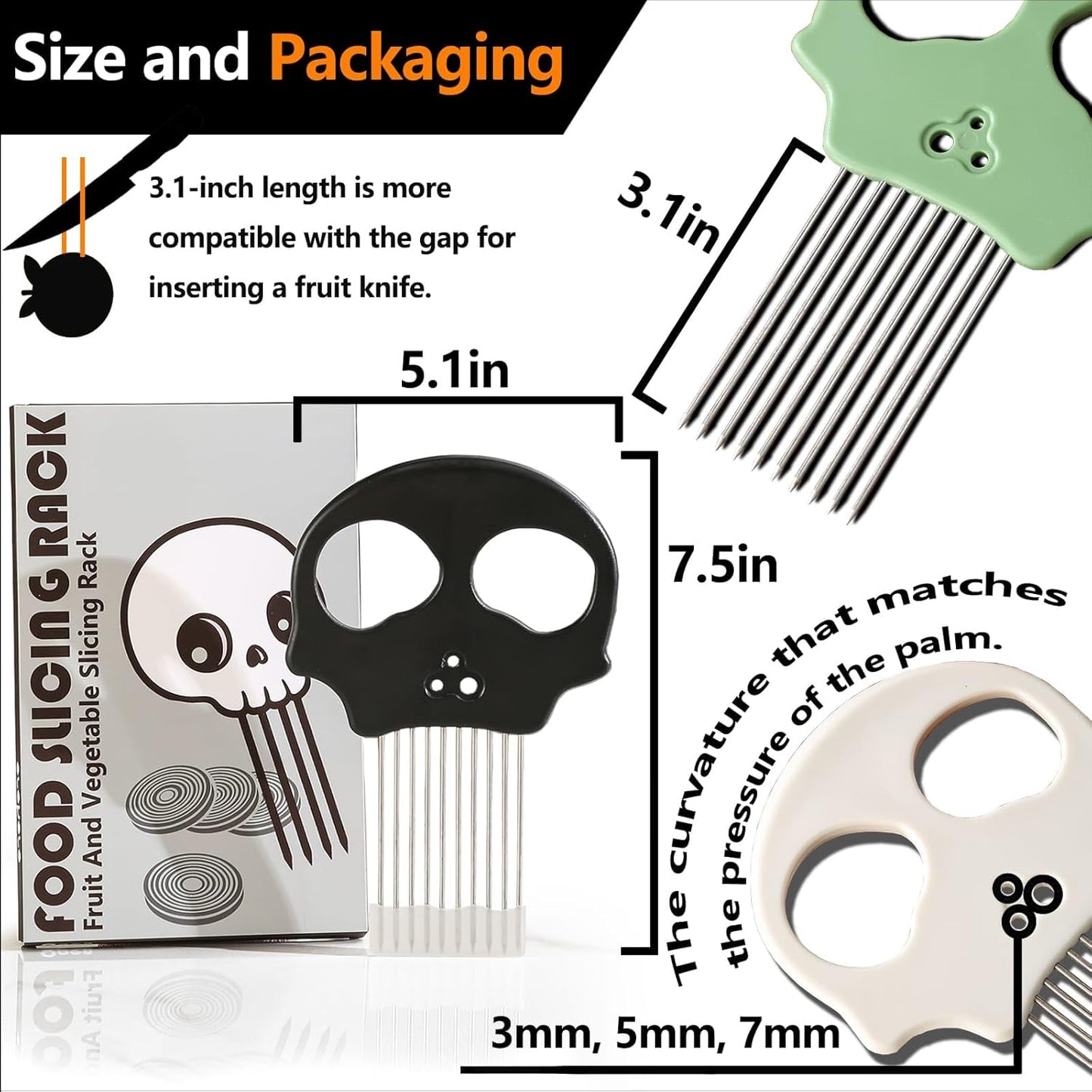 Stainless Steel Onion Cutter & Egg Slicer – Multi-Function Vegetable Cutter and Herb Stripper for Avocados, Tomatoes, and Potatoes (Green)