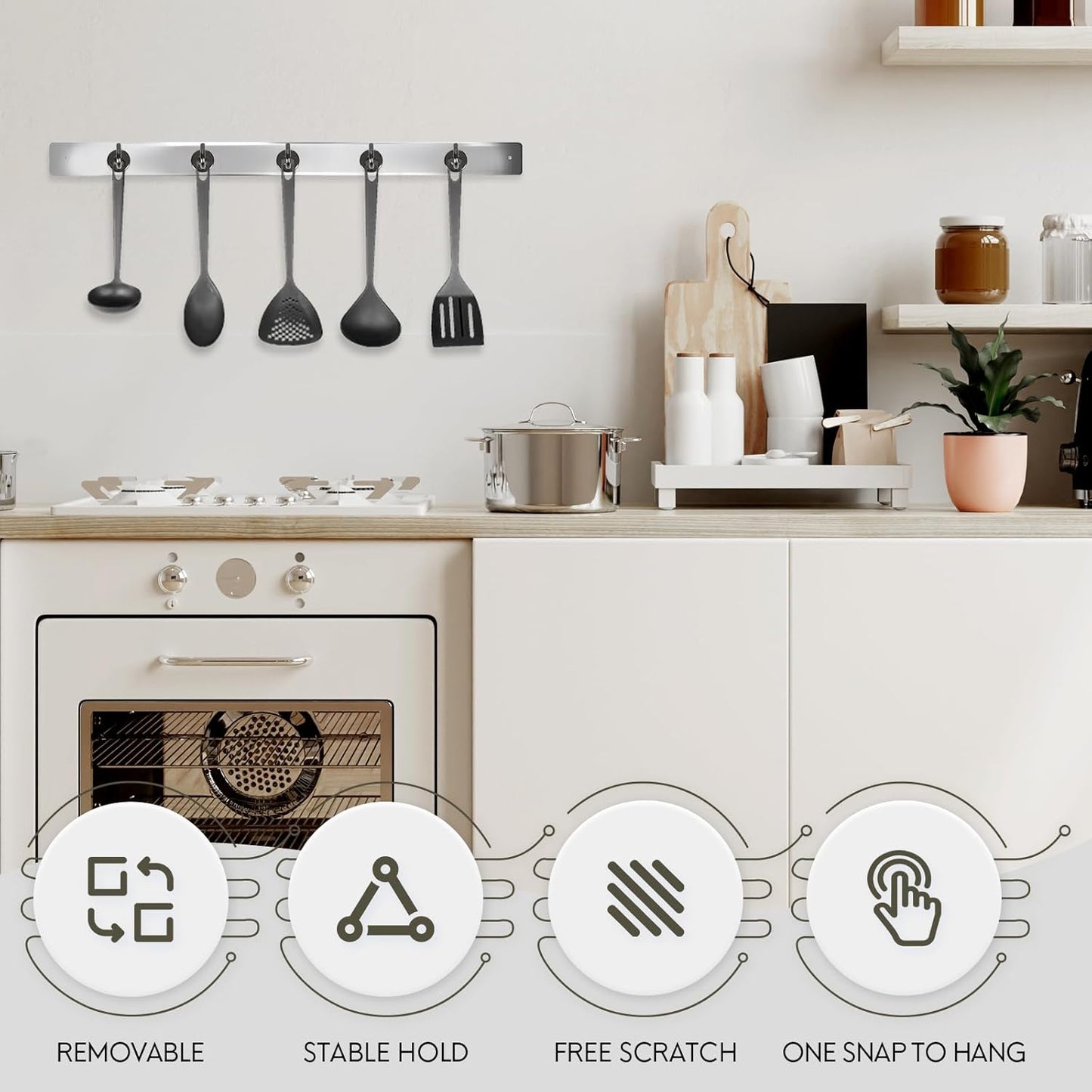 Neosmuk Magnetic Hooks,30lb++ Heavy Duty Earth Magnets with Hook for Refrigerator, Extra Strong Cruise Hook for Hanging, Magnetic Hanger for Cabins, Grill (Gunblack, 15 Pack)