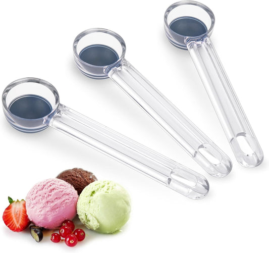 Cookie Scoop Set,1 Tablespoon Cookie Scoop for Baking, Size #60 Cookie Dough Scoop, 15 ml/ 0.5 oz Ice Cream Scoop, Acrylic Scoop, Comfortable Grip
