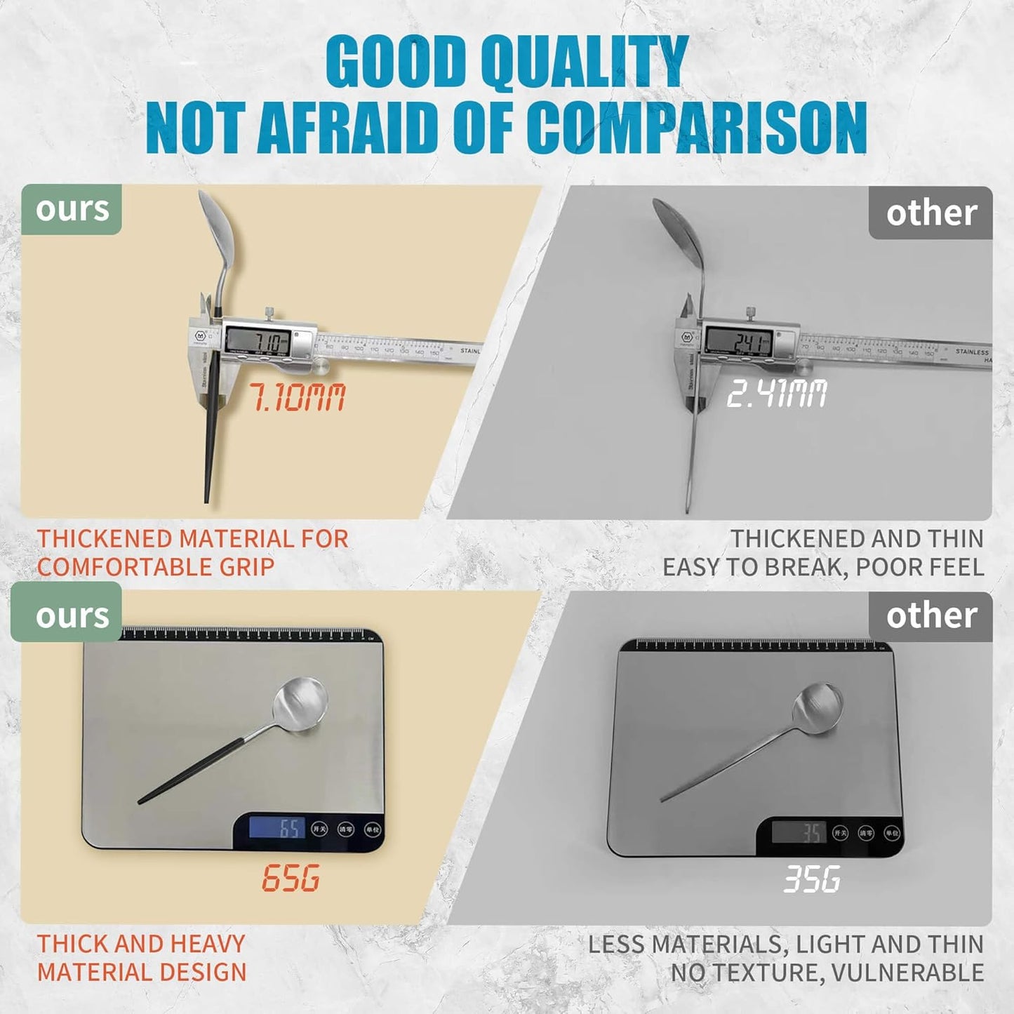 Matte Black Silver Silverware Set for 6,Modern Stainless Steel Brushed Cutlery Set,30-Pieces Heavy Duty Flatware Set,Knives Spoons and Forks Set Utensils Set, Satin Finish, Dishwasher Safe