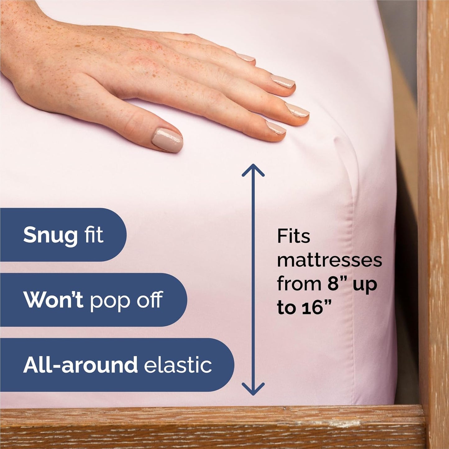 King Size 4 Piece Sheet Set - Comfy Breathable & Cooling Bed Sheets Set - Hotel Luxury Bedding for Women, Men, Kids, Teens, Boys & Girls - Deep Pockets, Soft, Wrinkle Free - Oeko-Tex - Lavender Pink