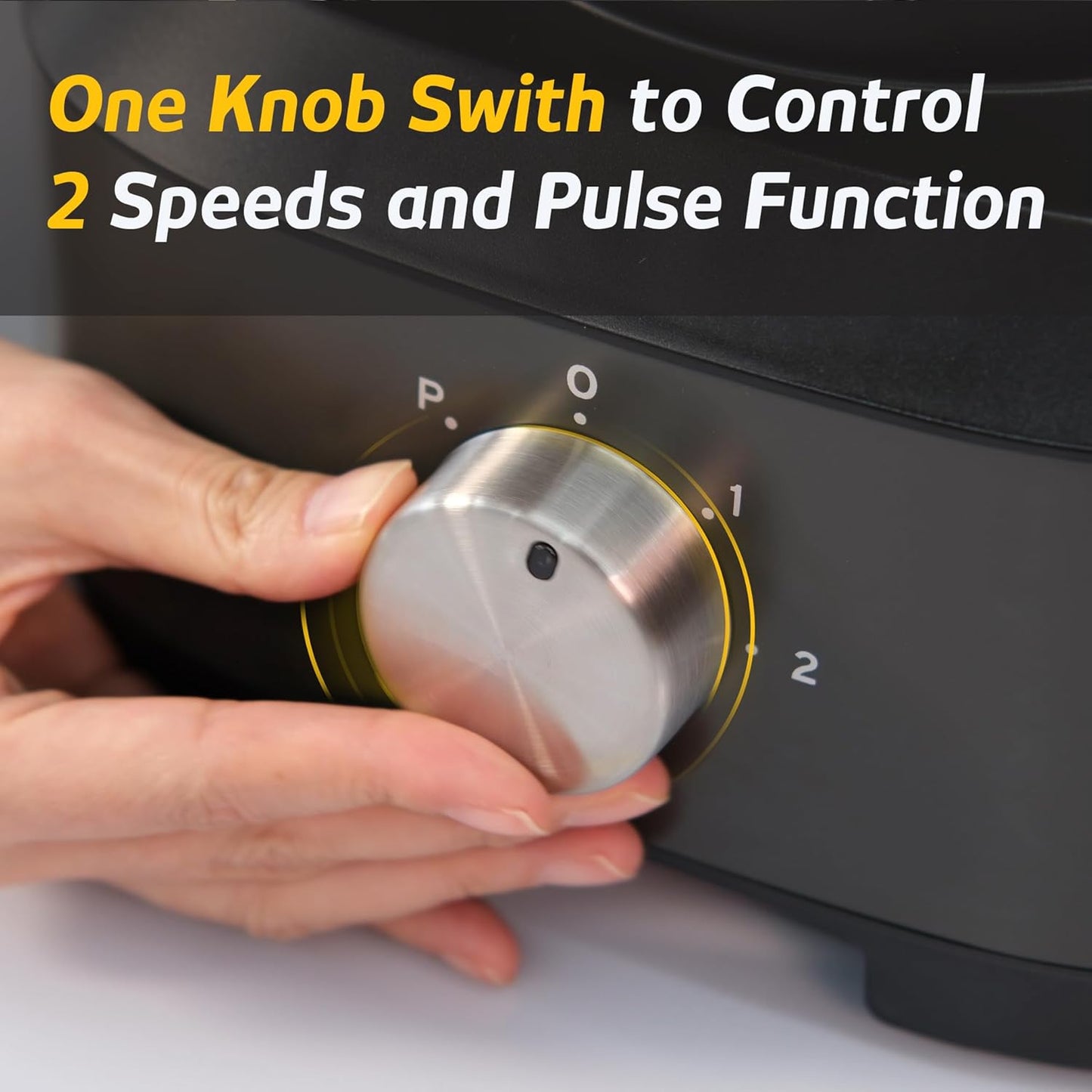 14-Cup French-Fry-Cutter Large Food-Processors - Large Feed Chute, Grey Color, Cheese Shredding, Meat Chopping, Shredding and Slicing, Mixing and Doughing, for Home Use