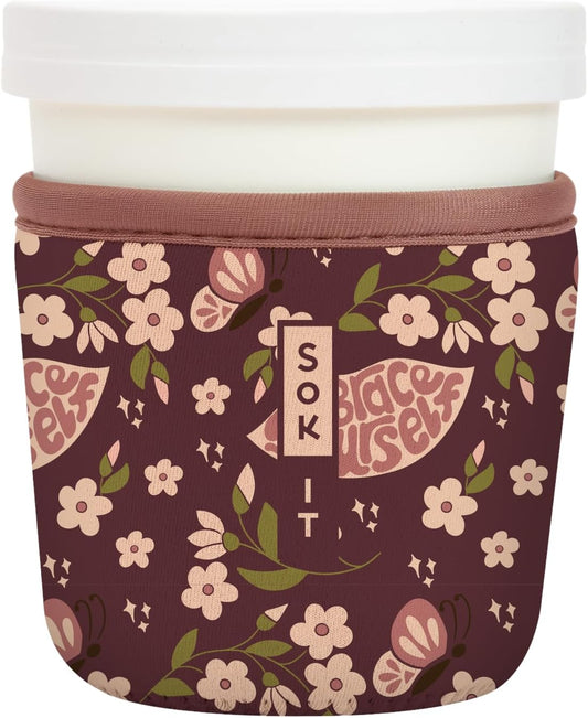 Sok It IceCreamSok Insulated Neoprene Cover (Self Love, Tapered Ice Cream Pints)