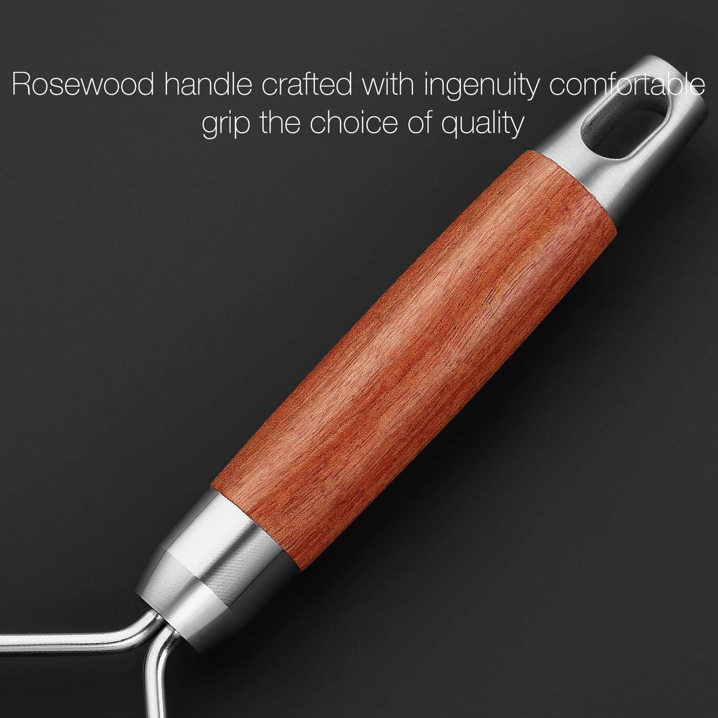 Professional-Grade Lemon Zester with Ultra-Coarse Blades, Heavy-Duty Cheese/Vegetable Grater, Solid Wood Handle Design - Rust-Resistant Durable, Essential Kitchen Tool (B1)