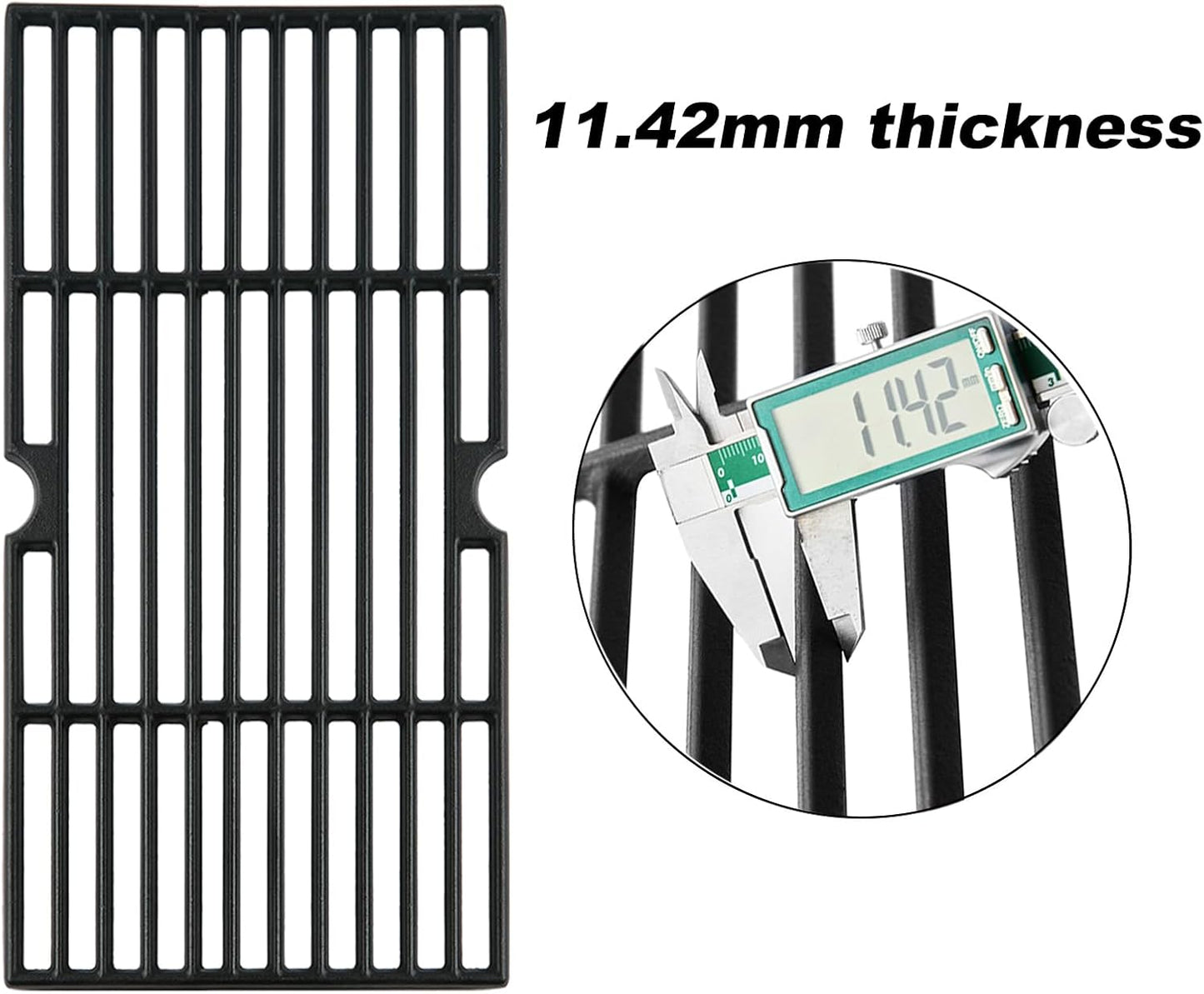 810-1751-S 810-1750-S Grates Replacement Parts for Brinkmann 5 Burner 810-4551-0 Gas Grill Parts Pit Boss PB820PS1 Grates Pit Boss Pro Series 820 820-PS1 Cast Iron Cooking Grids Pit Boss Accessories