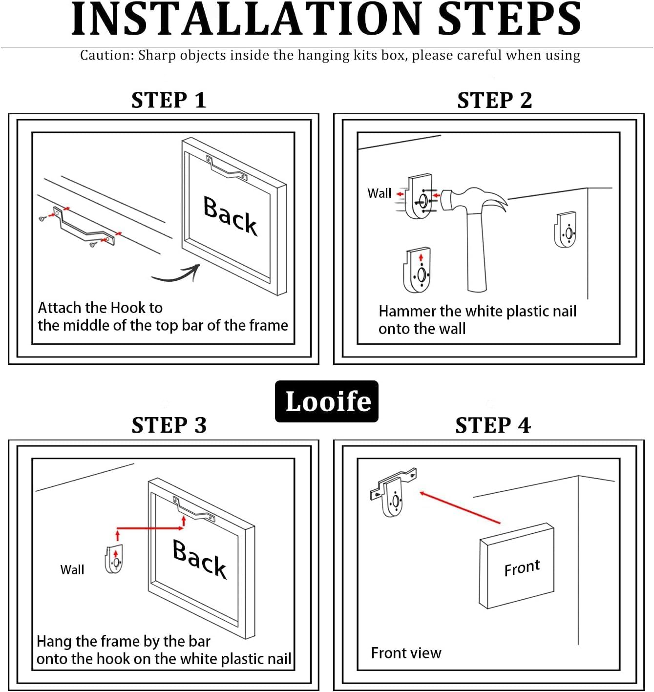 Looife Kitchen Wine Bottle Canvas Wall Art, 24x36 Inch Gallery Wrapped Red Wine with Grapes Picture Prints Wall Decor, Modern Art Deco for Dining Room and Bar Wall Decoration