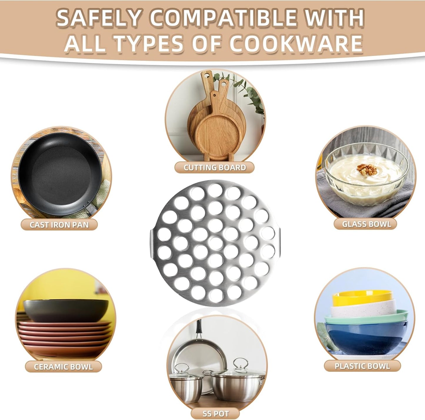 Potato Masher Stainless Steel,14Inch Long handle Potato Smasher, Mashed Potatoes Masher Kitchen Tool for Avocado,Potatoes, Beans, Vegetables, Large Heavy Duty Metal Mashing Utensil