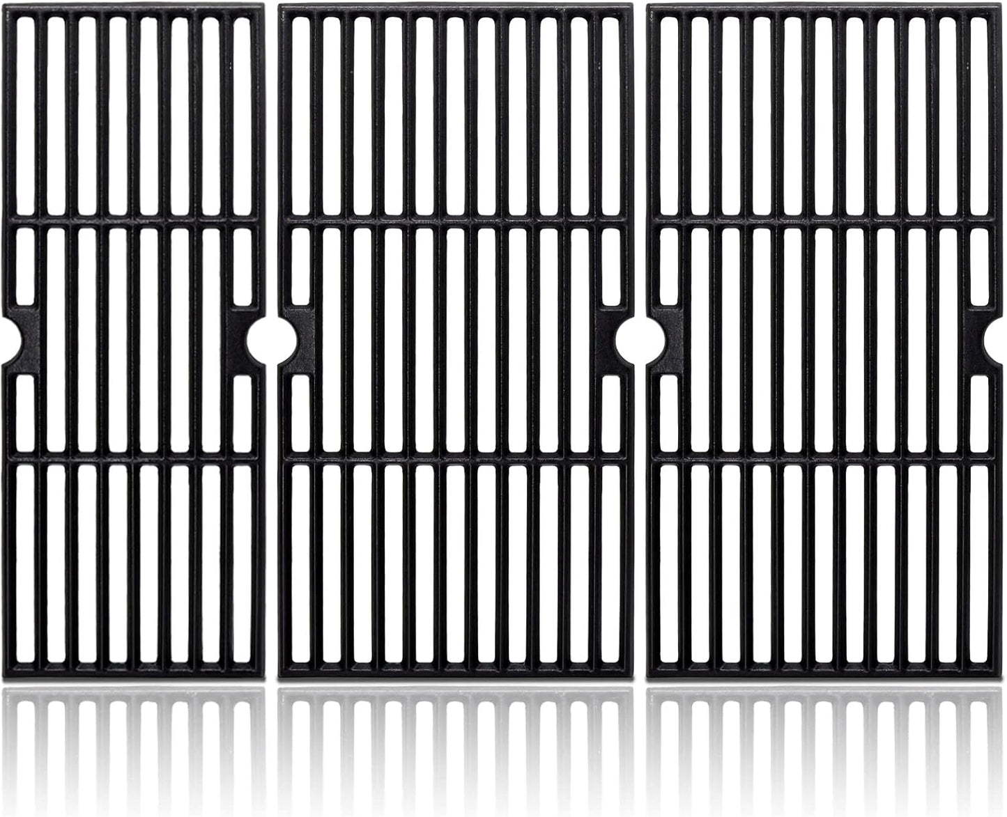 Adviace Grill Grates for Charbroil Performance 463347017, 463335517, 463342119, 463347518, 463347519, Cast Iron Grates Replacement Parts for Char-Broil G470-0002-W1, G470-0003-W1