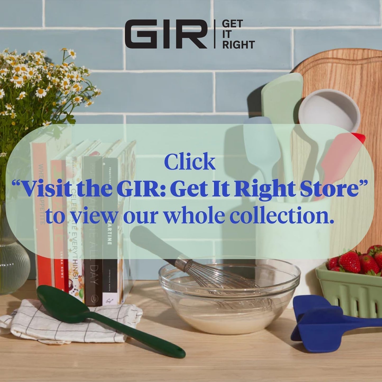 GIR: Get It Right Silicone Spreader Spatula - Silicone Butter Spreader - Food Grade Scraper - BPA & BPS Free - Baking Supplies - Home & Kitchen Gadgets - 10" x 1.10" - Sprinkles