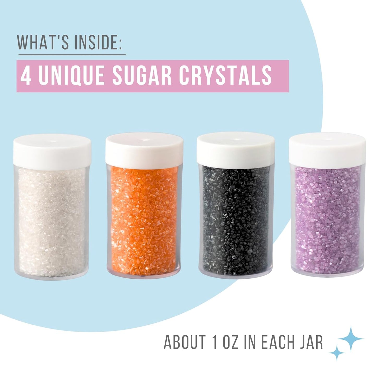 Sweets Indeed Sprinkles, 4 Pack, Edible Sprinkle Mix, Perfect for Cake Decorations, Baking, Ice Cream, Cookies, Cupcake Topper (Halloween Sugar)