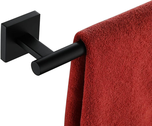 KOKOSIRI Bathroom Towel Bars 16 Inch Towel Rail Matte Black 40CM Hand Towel Holder for Bath Kitchen Wall Stainless Steel B4005BK-L16