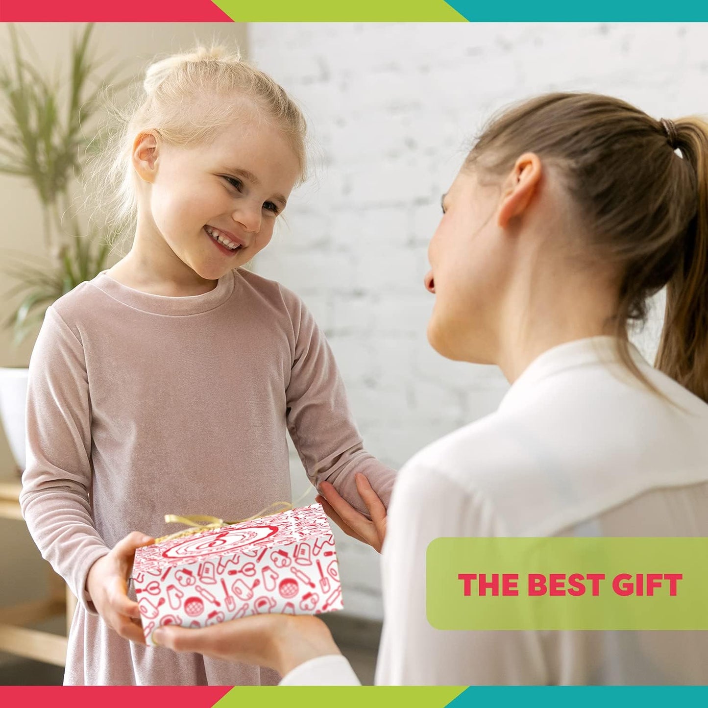 Baketivity Kids Baking Set, Meal Cooking Party Supply Kit for Teens, Real Fun Little Junior Chef Essential Kitchen Lessons, Includes Pre-Measured Ingredients (Baketivity Kit, Red Velvet)