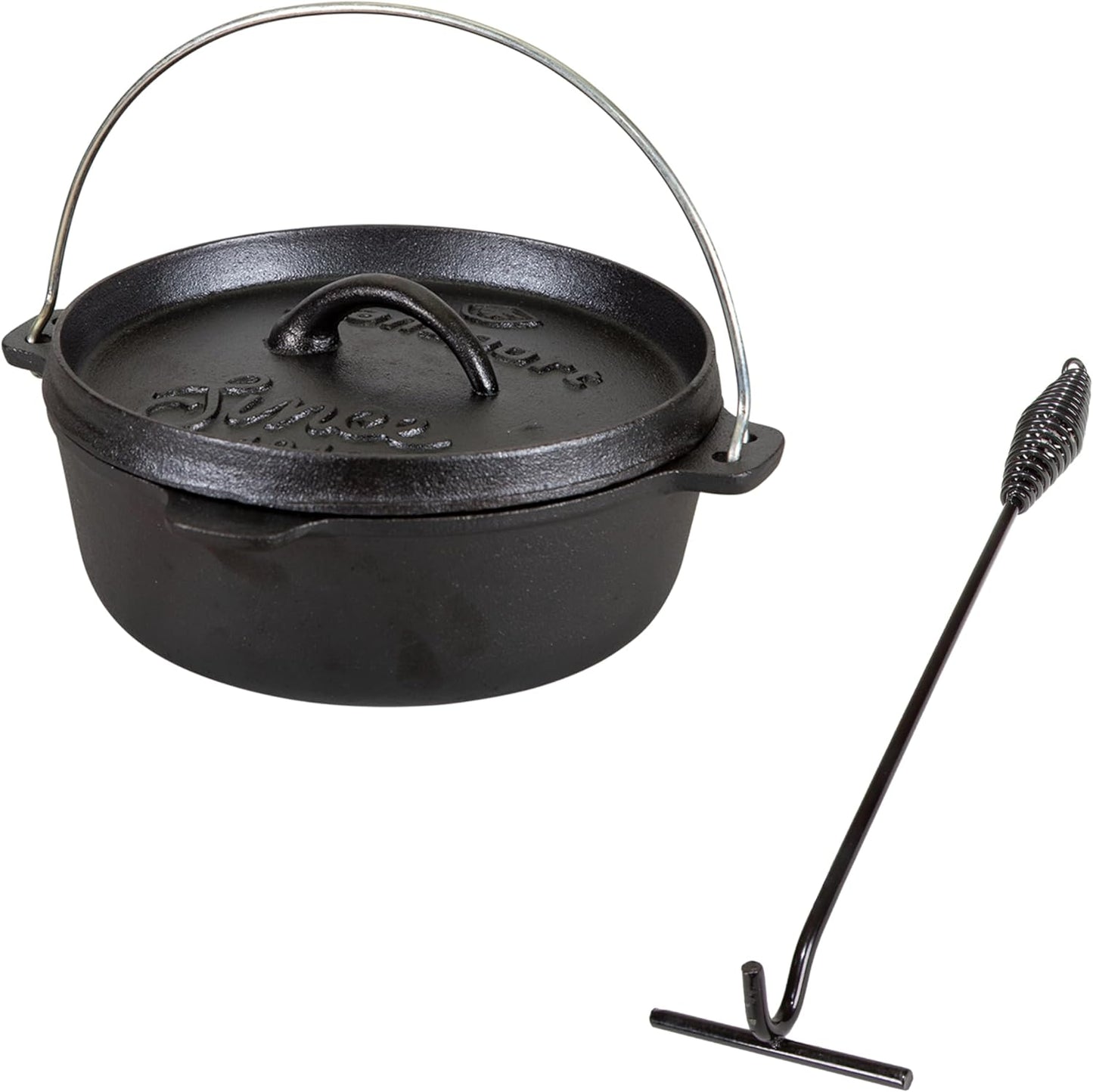 Stansport Pre-Seasoned Cast Iron Dutch Oven