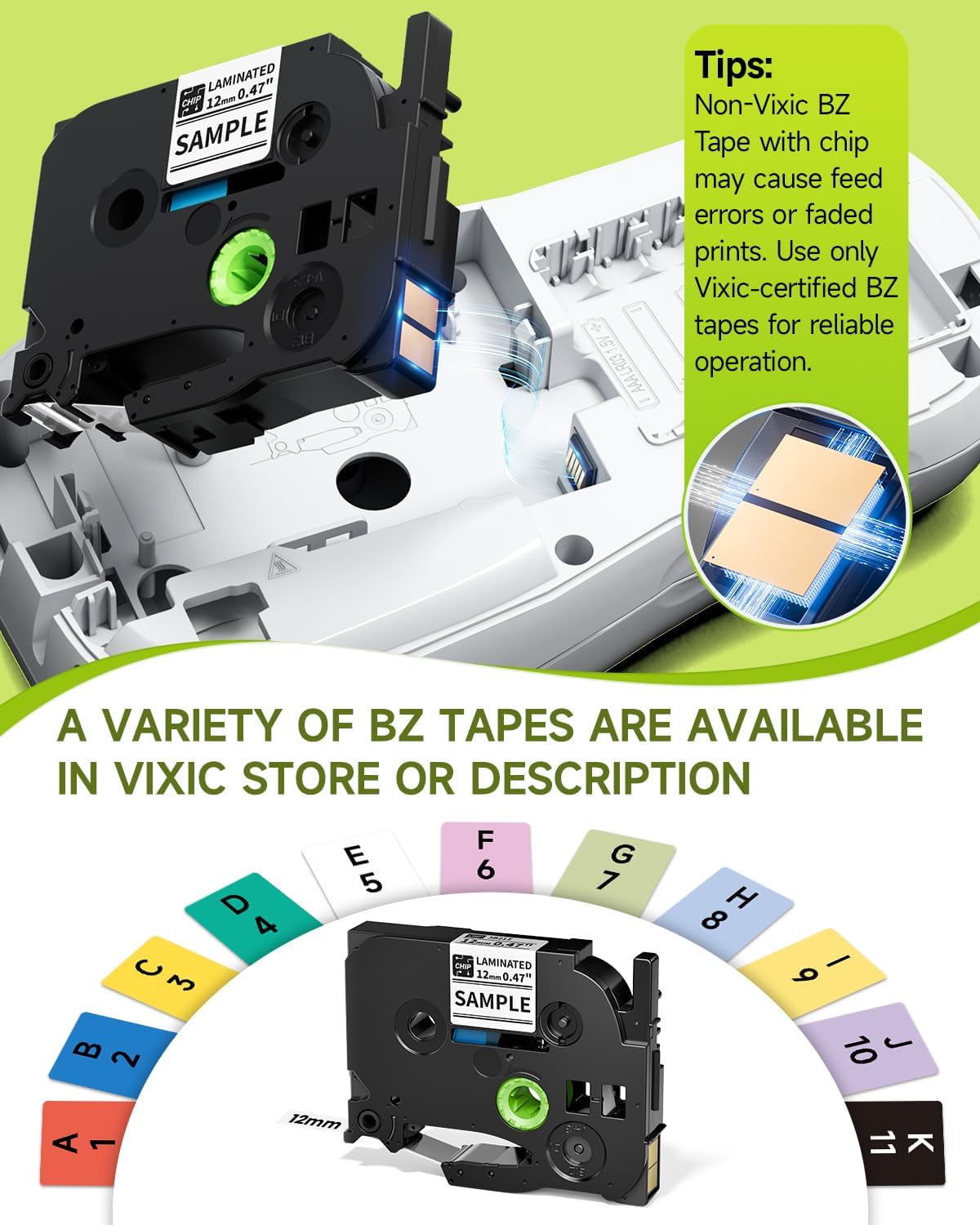 Label Maker Machine with-Tape, H1100 Handheld Label Maker Portable Labeler with Backlight Screen Keyboard for Home School Office Organization, Multiple Fonts Symbols Borders Easy to Use Inkless