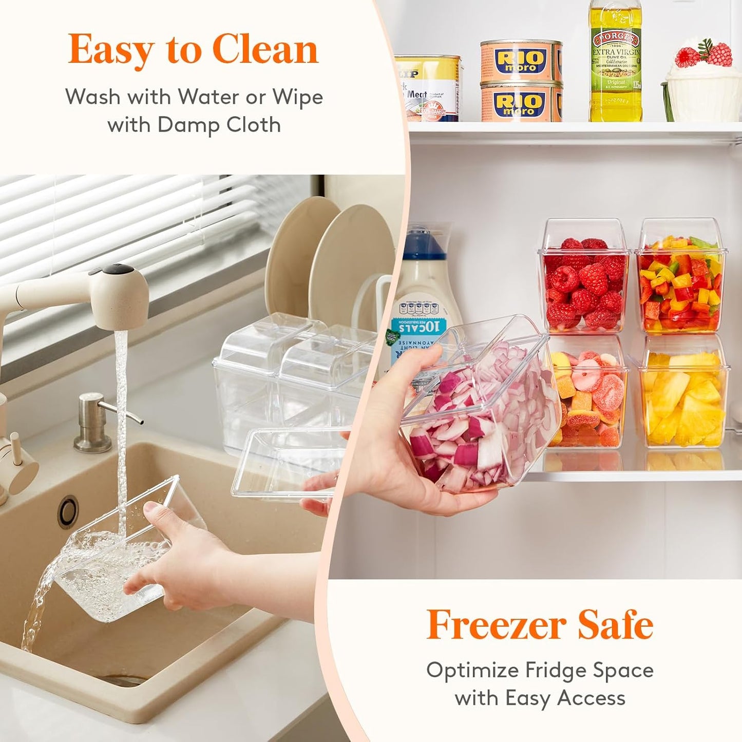 Lifewit Taco Bar Serving Set for Party with 3 Containers(2.5 Cup) & Components, Large Ice Chilled Condiment Caddy Organizer, Garnish Serving Tray Platter for Mimosa Bar Accessories, Fruit, Salad, Food