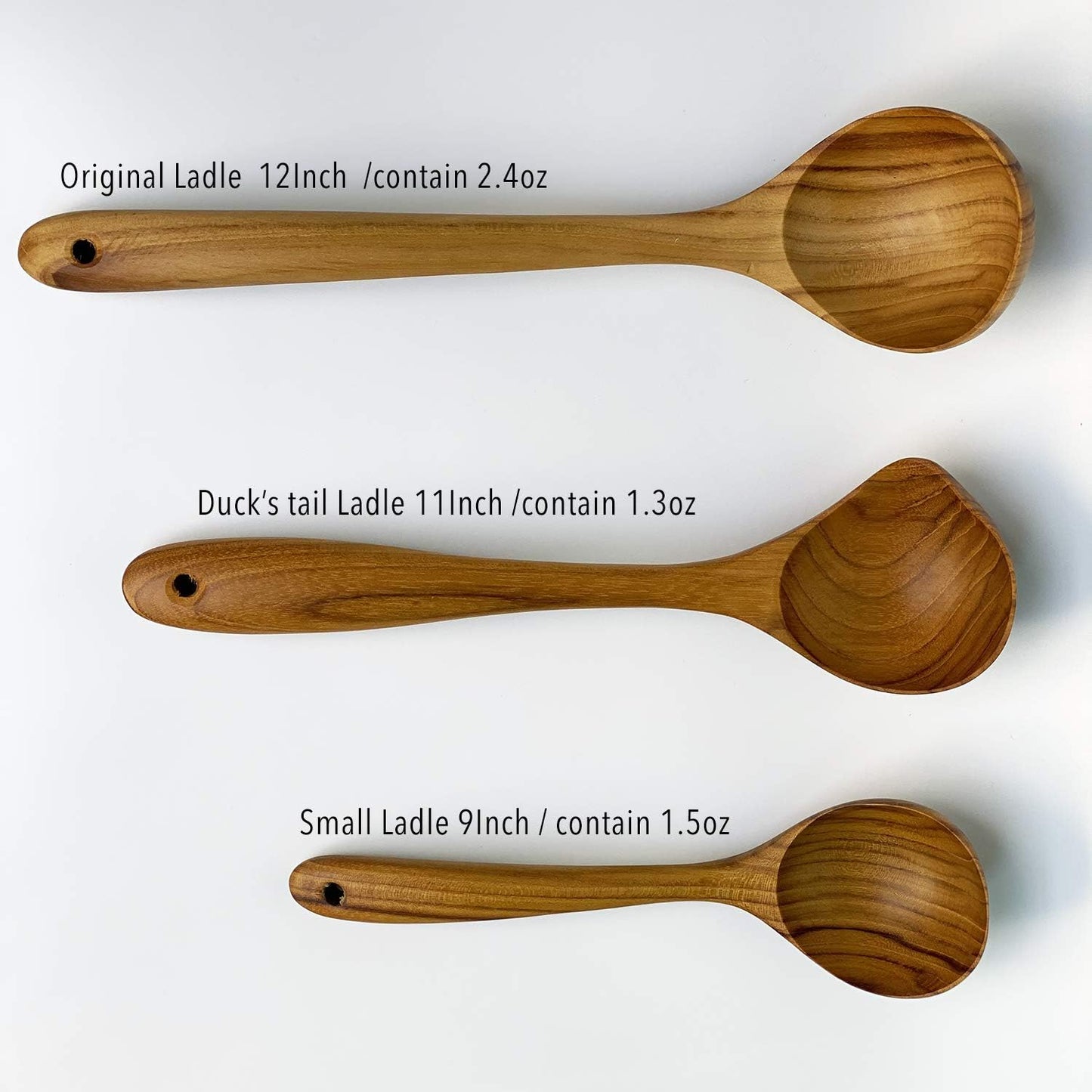 FAAY Small Serving Ladle | Eco Friendly Wooden Kitchen Tool