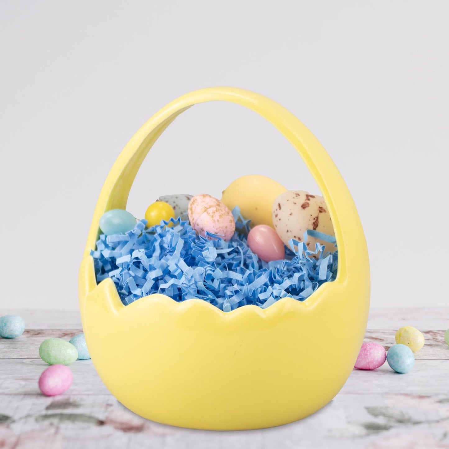 MagicWater Crinkle Cut Paper for Gift Baskets - 2LB - Light Blue - Perfect for Shredded Paper Filler, Basket Filler, Gift Boxes, Bridesmaid Gifts, Halloween Stuffers & More – Ideal for All Occasions