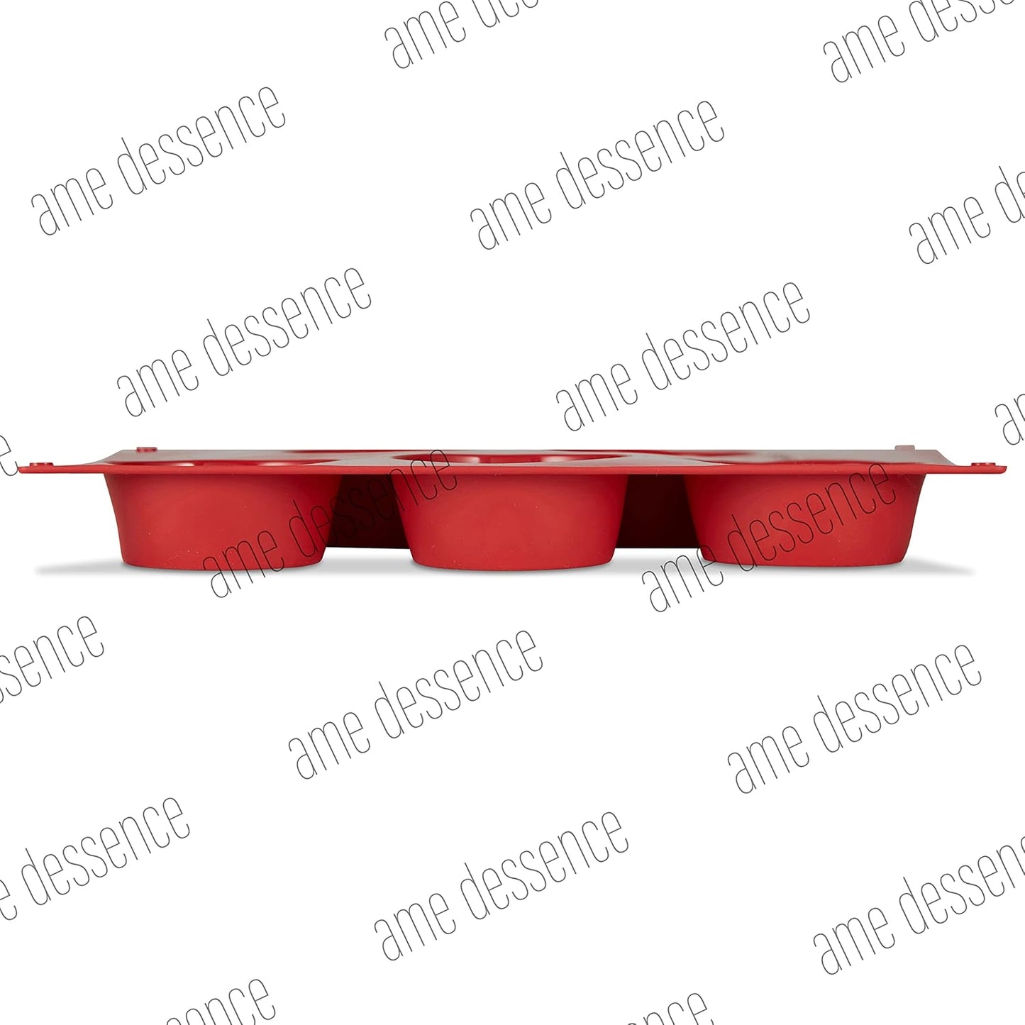 AME D'ESSENCE Muffin Shaped Silicone Baking Mold - Non-Stick, Flexible, 5-Cup Capacity (4.57 oz), Reusable and Food-Grade - Perfect for Muffins, Cupcakes, Brownies, and More!