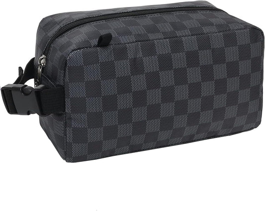 FlowFly Small Insulated Lunch box Portable Soft Bag Mini Cooler Thermal Meal Tote Kit with Buckle for Work, PlaidWithBuckle