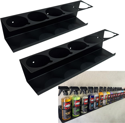 Spray Can Holder Organizer Aerosol Can Rack Wall Mount Spray Paint Storage Fit For Garage And Workspace (Pack of 2)