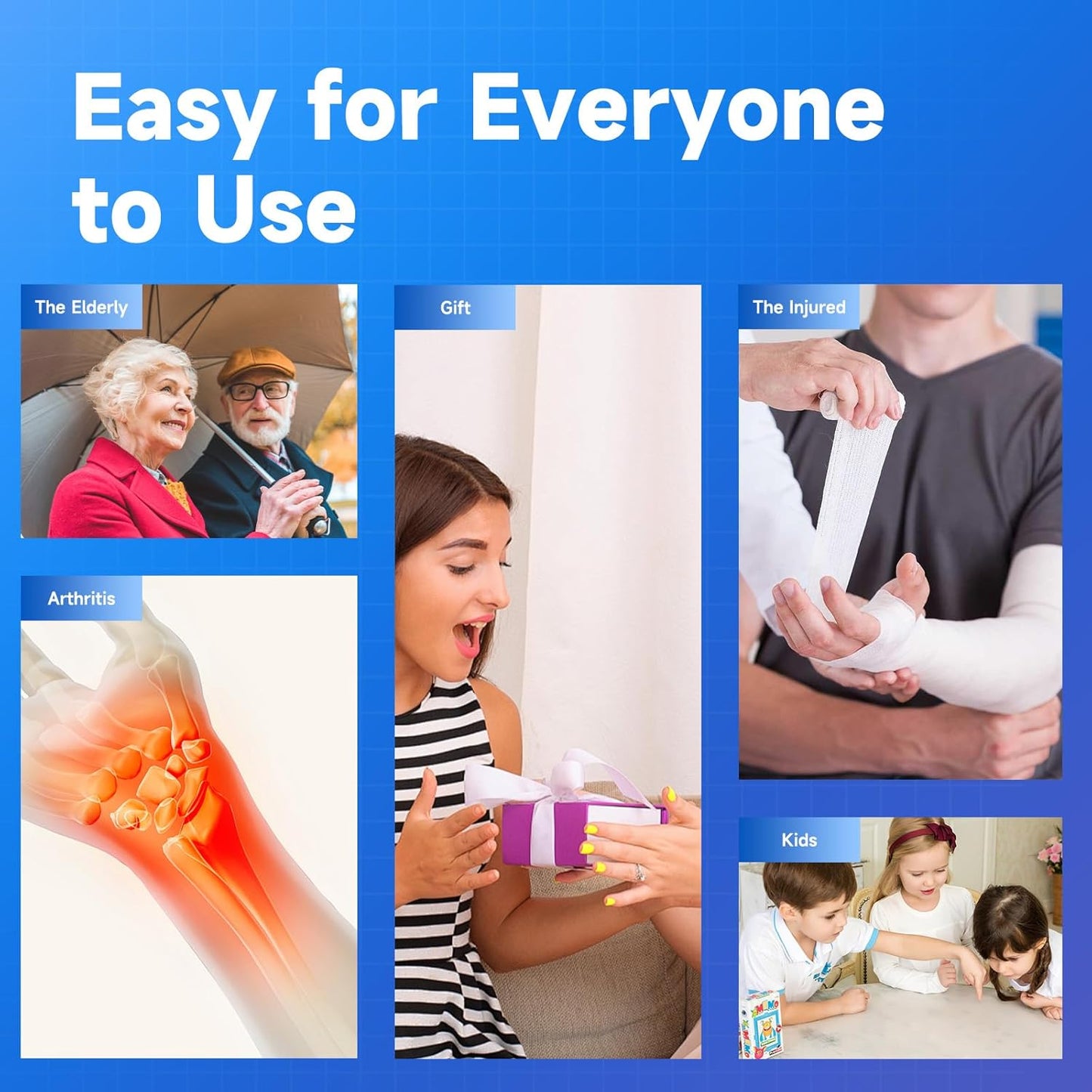 Davivy Electric Can Opener,Stainless Steel Slim Automatic Can Opener,One Touch Easy to Use for Arthritis (Silver+Royal Blue)