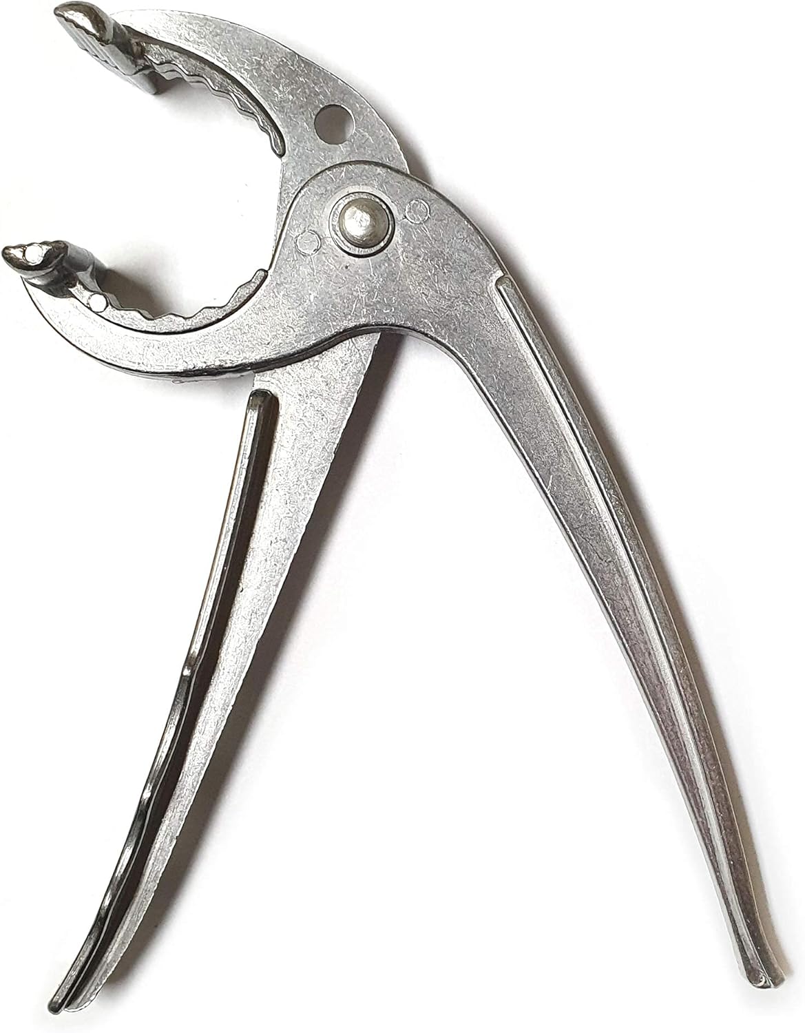 LENITH Aluminum Hot Pot Tongs Holder For Korean Stone Ceramic Bibimbap Bowl, Dolsot, Ddukbaegi, Sizzling Hot Pot (SILVER)