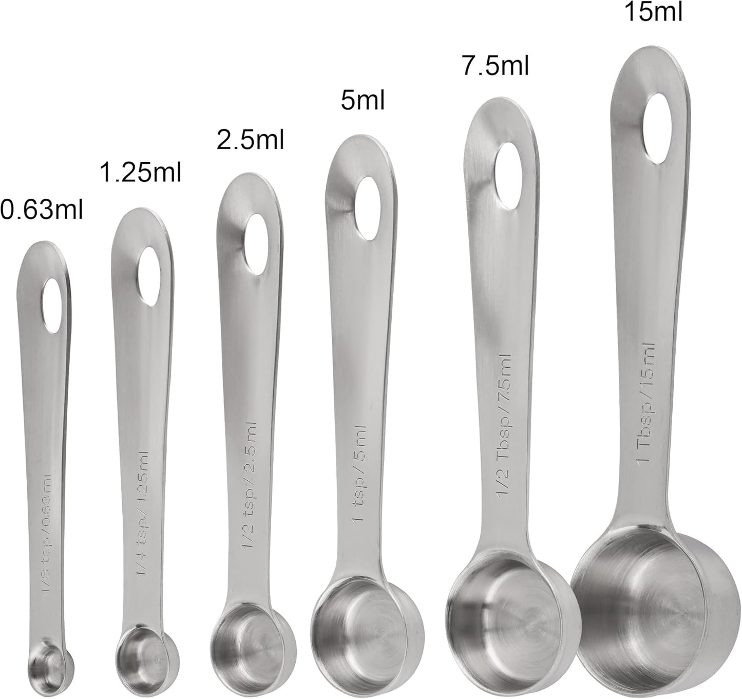 Measuring Cups and Spoons Set, 18/8 Stainless Steel Measuring Cups and Spoons Set, 5 Metal Measuring cup & 6 Baking Measuring Spoon, Imperial & Metric Measure Cup and Spoon Set 11