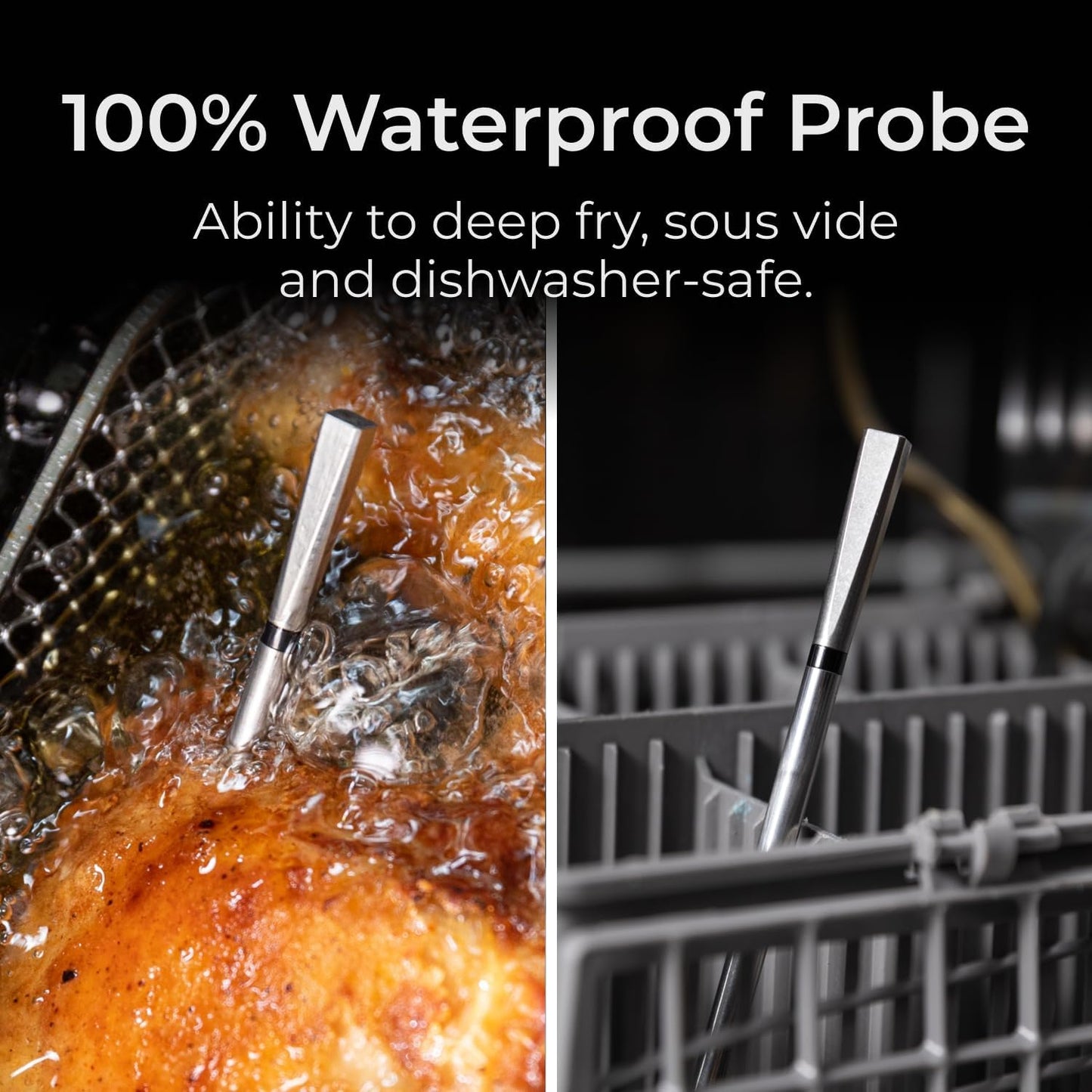 MEATER Pro Bundle: Smart Wireless Meat Thermometer with Built-in WiFi | Kitchen Towel & Bar Blade Opener | Long Range for Grilling, Smoking, Roasting & BBQ | Limited Edition Brown Sugar Color