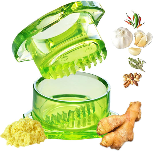 Nextrend Garlic Twister 4th Generation - 3-5 Clove Capacity, Dishwasher-safe, BPA-Free (Green)