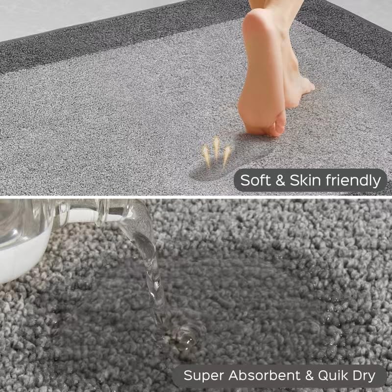 Machine Washable Kitchen Rug 24" x 96", Non Slip Kitchen Mat for Floor, Absorbent Entrance Runner Rug for Bedroom, Hallway, Bathroom, Door (Roll Packing)