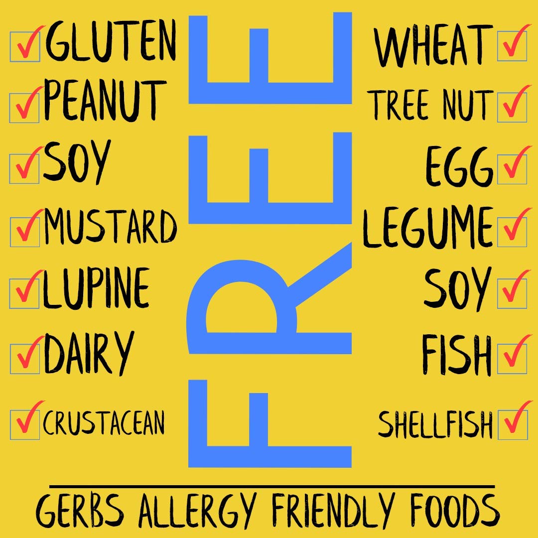 Gerbs All Purpose Gluten Free Baking Flour 2 lbs. | Custom Blend, No Additives, Resealable Bag | Smooth Texture, Neutral Taste for Versatile Use | Top 14 Allergen-Free