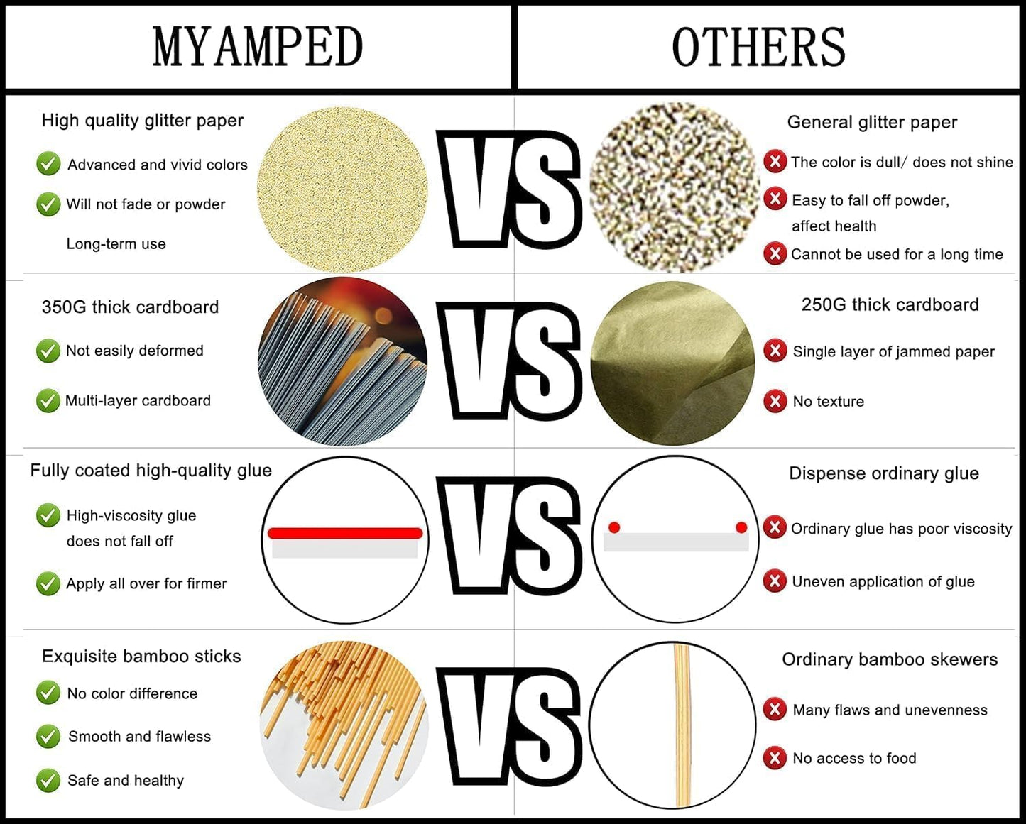 Happy Birthday Cake Topper - Glitter Dark Blue Birthday Cake Top Decorations (Dark Blue)