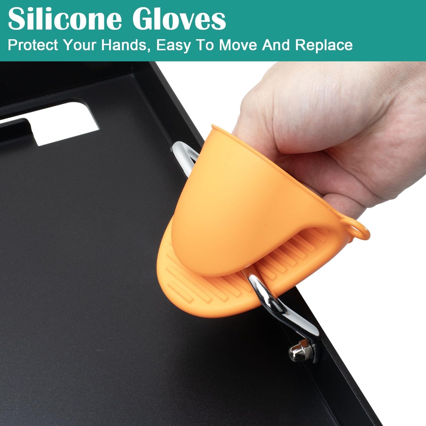 Griddle Inserts for Chargriller, Flat Top Griddle for Char-Griller 5050, 3001, 5650, 3030, 3725, King Griller 3008, 5252 Grill Models, Replacement Part for Char Grille Grates, Carbon Steel