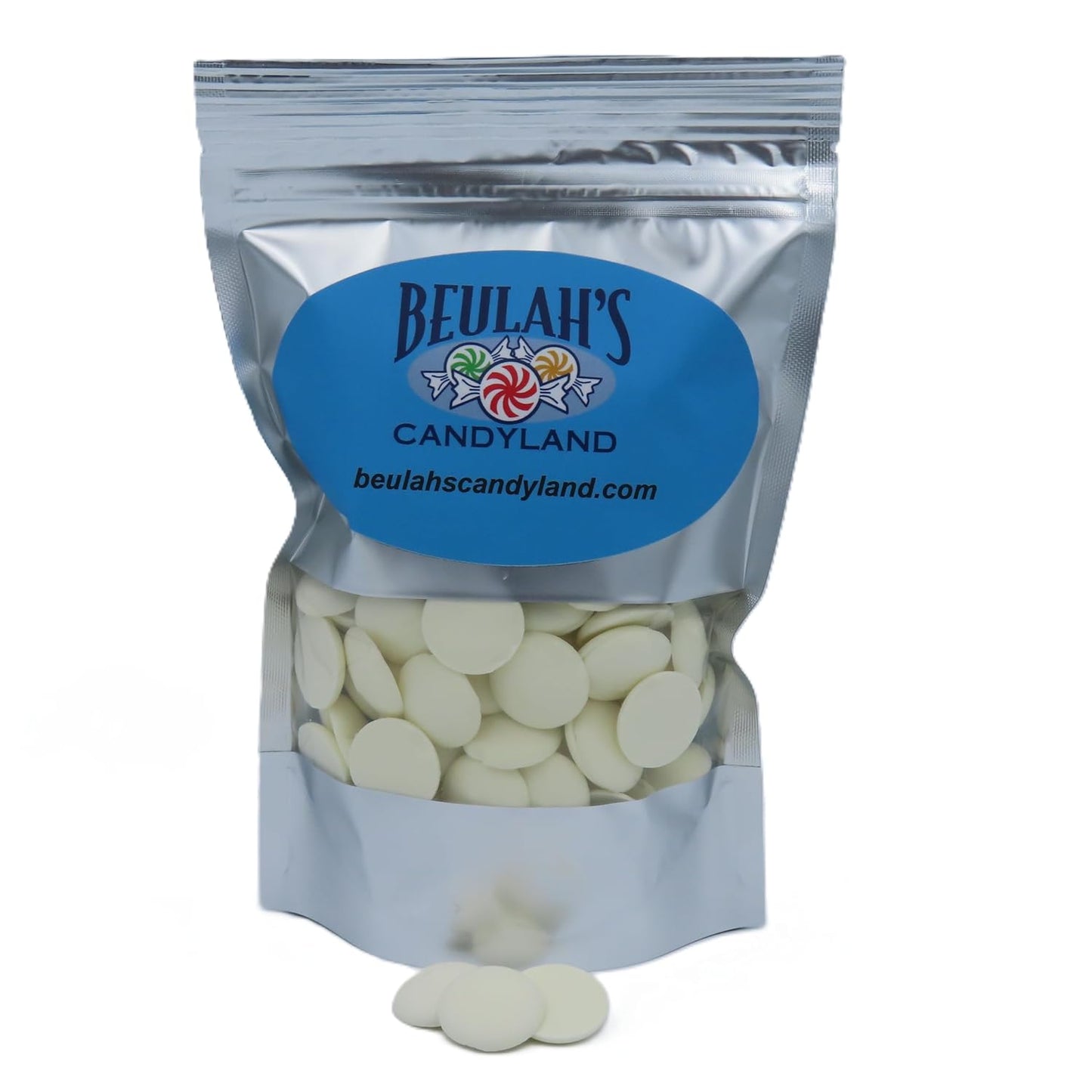 MERCKENS Coating Wafers, Melting Chocolate, Super White, 1 Pound Package